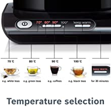 Temperature selection