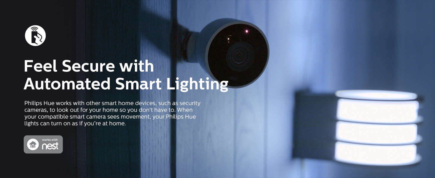 Philips Hue Feel Secure with Smart Automated Lighting