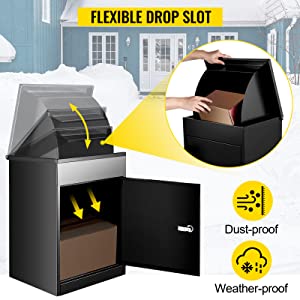 locking parcel mailbox