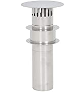 Thermo Products Stainless Steel Evacuation Set with roof Gland, 110/100 mm Connection for The TTu...