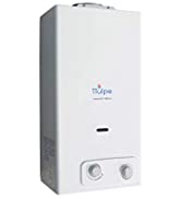 TTulpe TTIB1137 Gas Water Heater Indoor B11 P37 Eco, 1.5 V, White