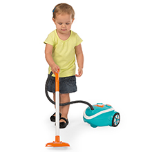 Electronic vacuum cleaner game toys children clean imitate sucking play.