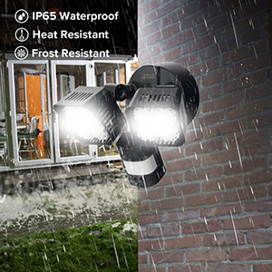 Super Bright LED PIR Floodlight for Garden, Car Park, Daylight White