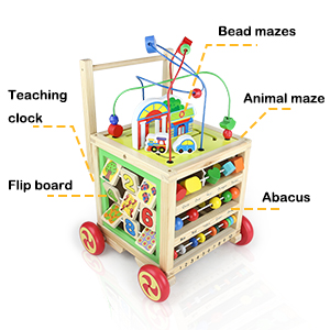 Baby Walker Wooden Toddler Toys