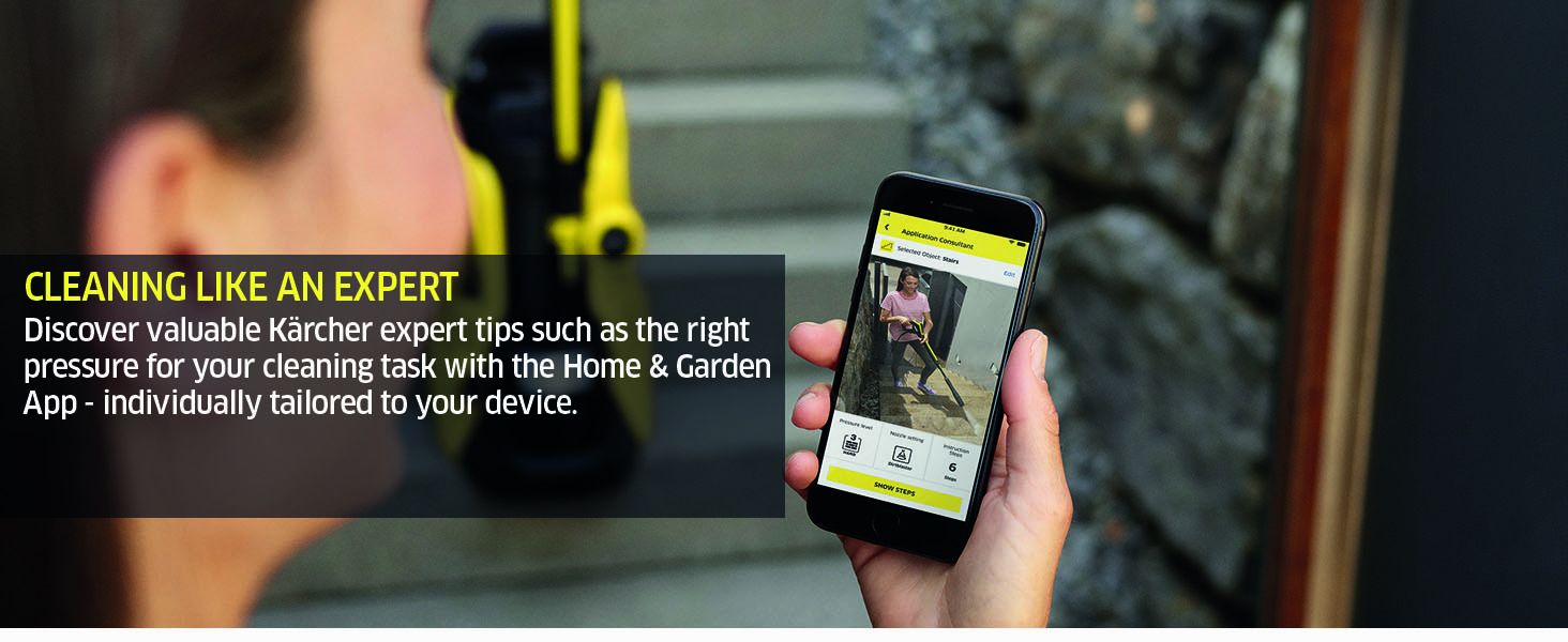 kärcher pressure washer smart home power control jet wash hydroshot