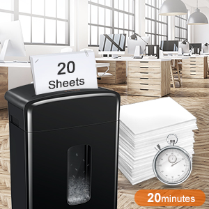 Bonsaii heavy duty paper shredder