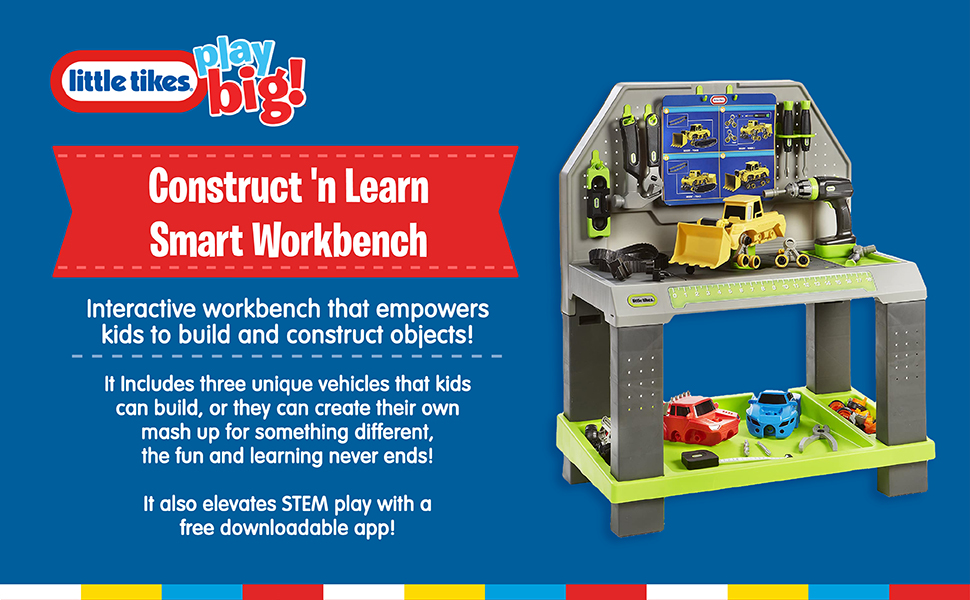 Little Tikes Construct 'n Learn Smart Workbench