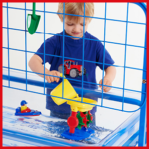 sand and water play edx education water rack and accesories store stand