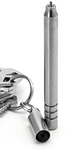 keysmart nano pen mini stainless steel ballpoint pen for edc small tiny keychain office accessory
