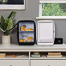 Russell Hobbs RH14CLR4001 14L Mini Compact Cooler for Drinks and Cosmetics, Retro Style