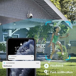 ieGeek home cctv camera solar powered outdoor security camera