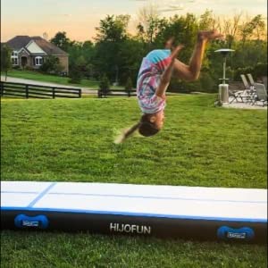 inflatable tumbling mat