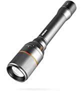 NEBO Davinci 5000 Lumens | Black LED Rechargeable Flashlight | 21700 Battery with Power Bank