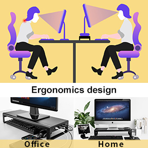 Monitor stand.