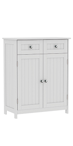 2 drawer 2 door freestanding bathroom cabinet