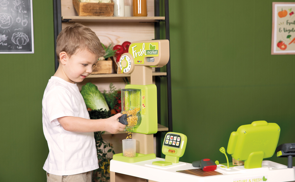HEALTHY FRESH KIDS ROLEPLAY SUPERMARKET WITH 43 ACCESSORIES