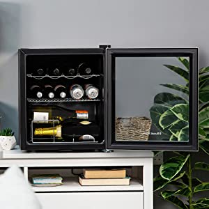 Russell Hobbs RHGWC3SS-C-LCK 12 Bottle Lockable Wine Cooler