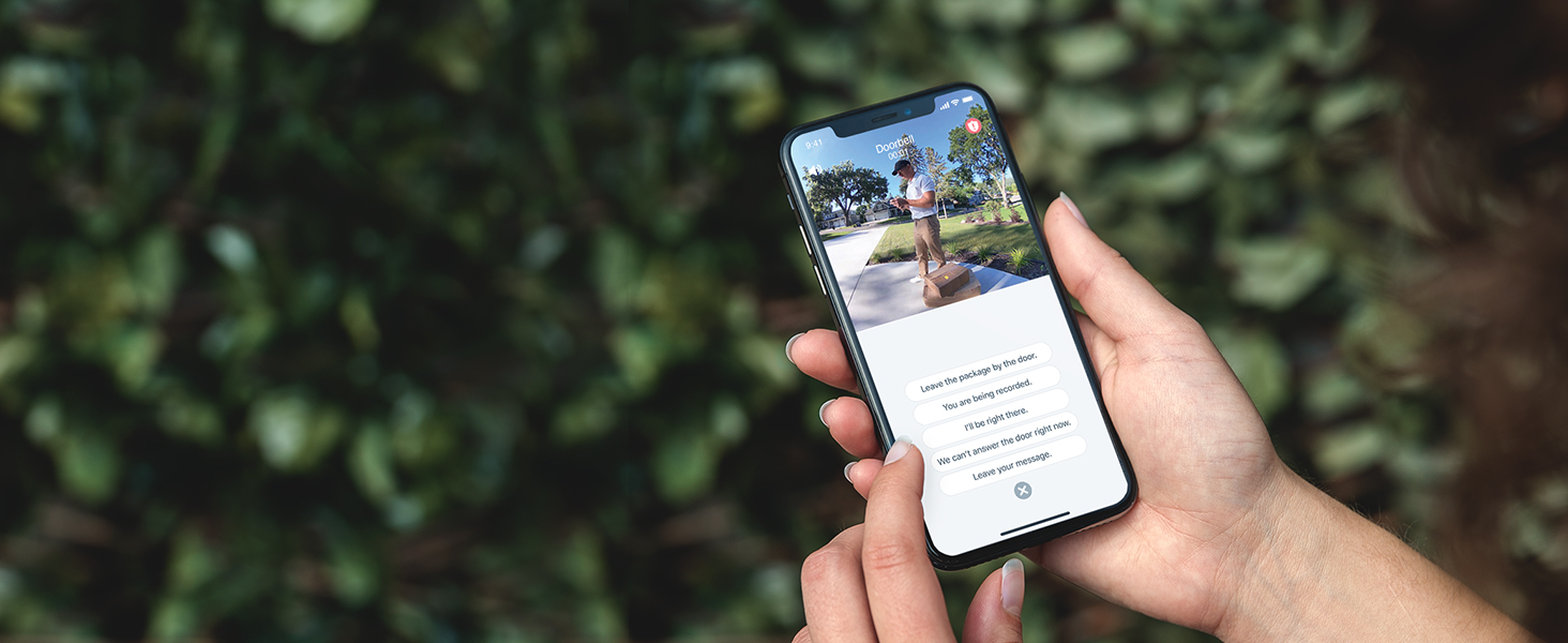 Wireless Video Doorbell Camera ring smart home 1080p HDR battery powered 180 degree colour night