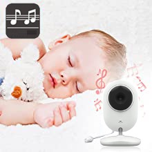 Lullabies baby monitor with camera