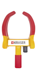 kraser wa839, car anti-theft, vehicle security, steering wheel lock, caravan anti-theft, parking