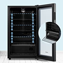Removable Shelves and Flexible Management