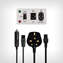 Russell Hobbs RH4CLR1001 4L Mini Compact Cooler for Drinks and Cosmetics, Retro Style