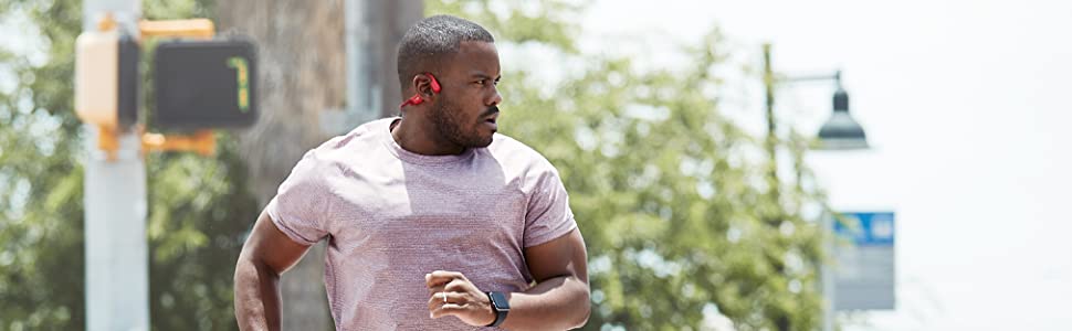 Safety-open ear bone conduction wireless earphones for sports