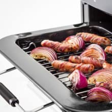 Glide out grill