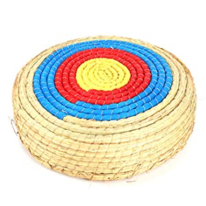 straw archery target