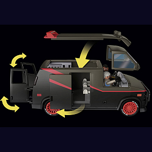 playmobil a team, playmobil, a team, a team toy, a team van, action toy