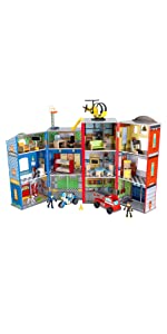 EVERYDAY HEROES WOODEN PLAY SET KidKraft Playset for boys