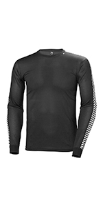 helly hansen mens lifa stripe crew baselayer