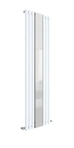 wall,hung,designer,radiator,rad,mirror,single,panel,gloss,white,heating,hot,warm,double,rad