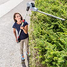 AL-KO Easy Flex HTA 20250 cordless long reach hedge trimmer