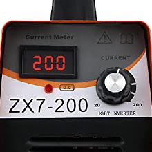 ARC Welder Inverter Portable Electric Welder IGBT ARC MMA-200Amp