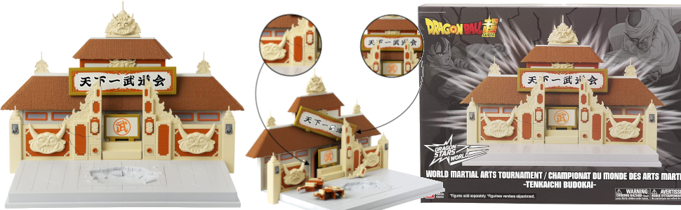 Tenkaichi Budokai Playset - World Martial Arts Tournament Stage with battle features