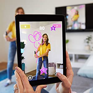 Pictionary Air Drawing Game, Family Game with Light-up Pen and Clue Cards, Links to Smart Devices