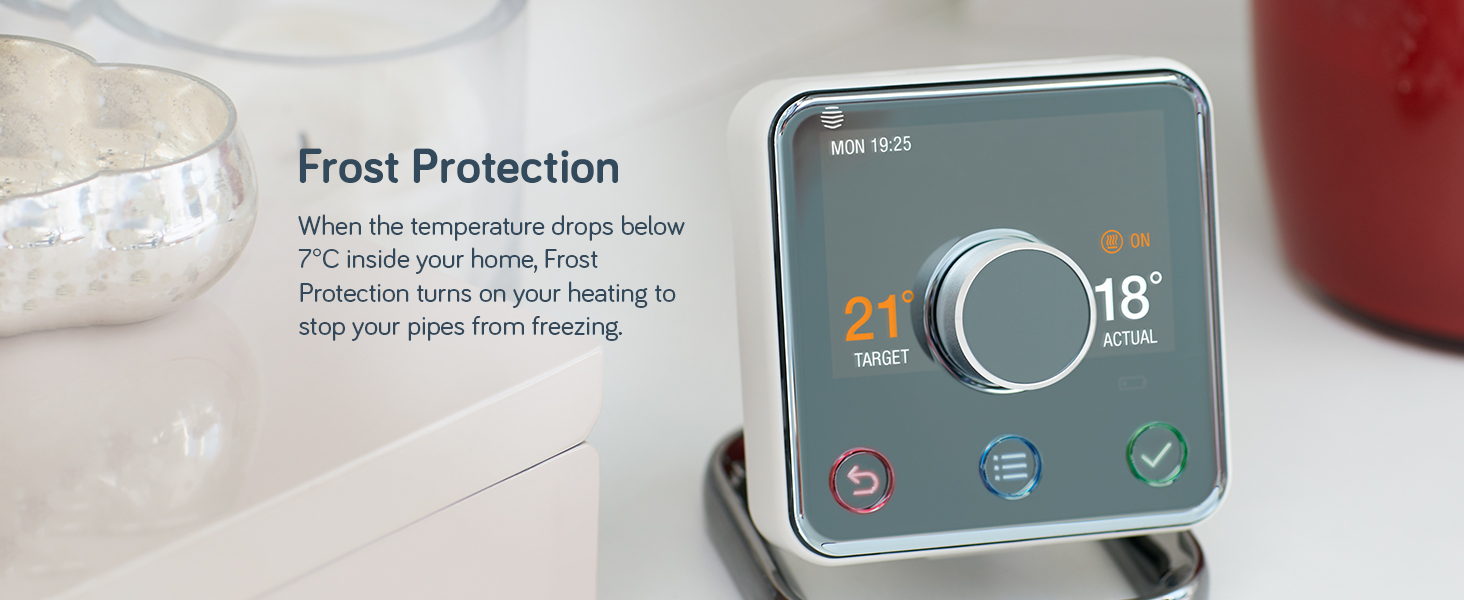 Heating Boost button to boost your heating
