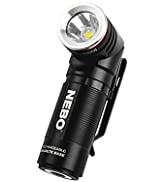 NEBO Swyvel 1000 Lumen Rechargeable Swiveling Pocket Light - Black, Length: 79mm Diameter: 45mm