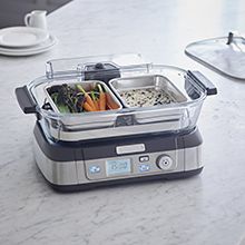 Cuisinart steamer; food steamer; home steamer; steam cooker