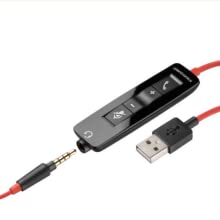 Headphones head-set with microphone wireless iphone gaming pc computer usb phone mobile