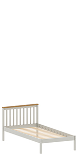 Milan sturdy and stable wooden bed by vida designs furniture