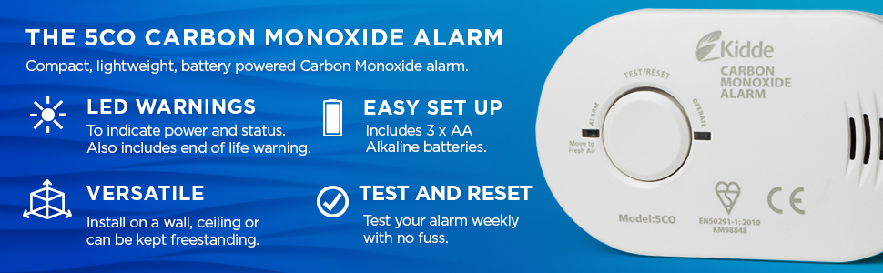 5CO, Carbon Monoxide, Alarm