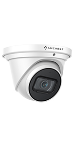4K UltraHD PoE 2.8MM Security Camera with Built-in Mic