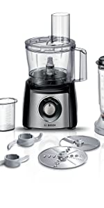 Bosch MutiTalent3 MCM3501BGB with accessories