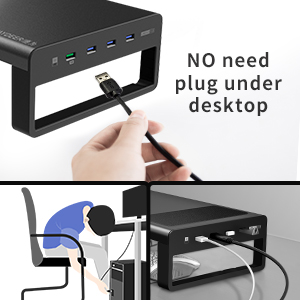 Monitor stand.