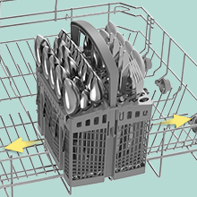 Slidable Cutlery Basket