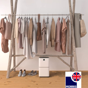 Morris 12L Dehumidifier with WiFi Clothes Dryer
