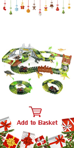 Dinosaur Race Tracks Car
