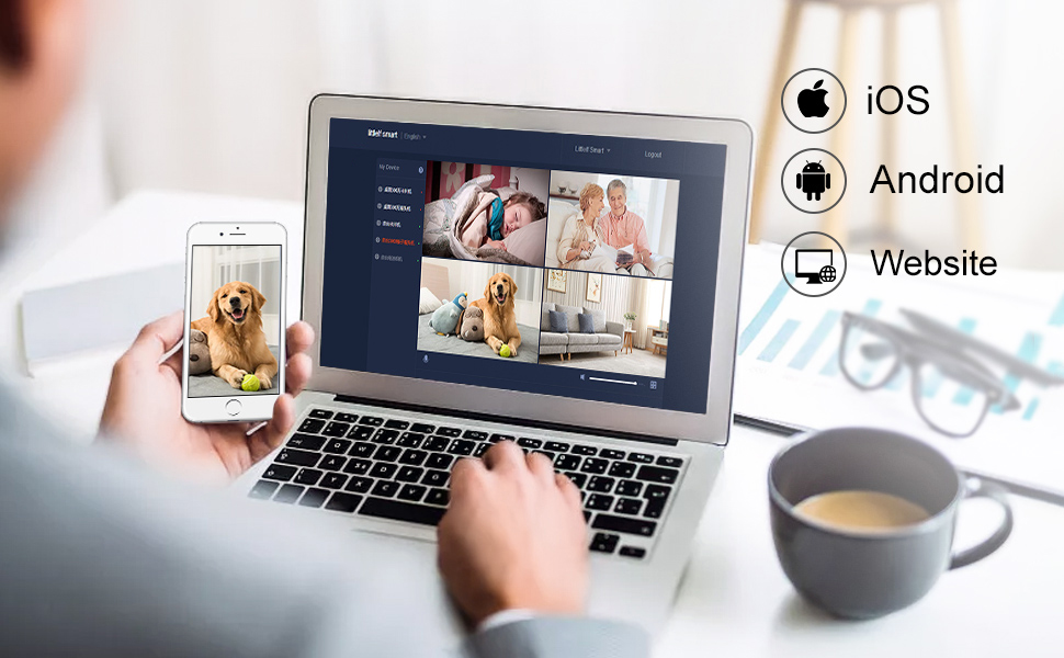DJHH home security cameras with mobile app make your life more easier and safer.